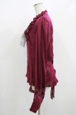 画像2: Angelic Pretty / 【プラスサイズ】スタンドカラーヨークビショップスリーブブラウス プラスサイズ パープル H-25-08-20-021-AP-OP-NS-ZH (2)