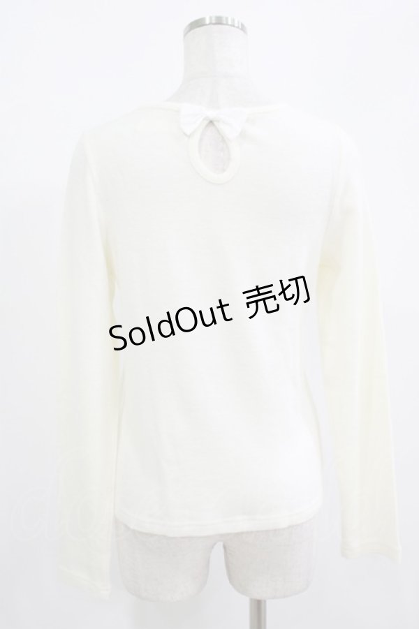 画像3: LIZ LISA / チュール切替ニット Free 白 H-25-08-20-022-LO-TO-NS-ZH (3)