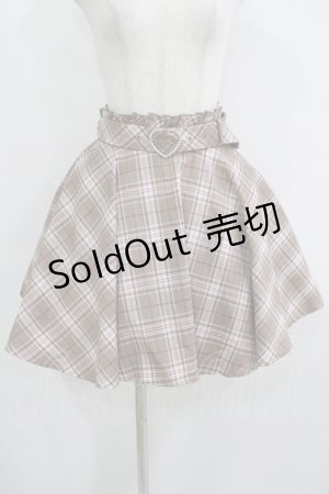 画像: evelyn / ハートバックルスカート Free ブラウン H-25-08-21-027-LO-SK-NS-ZH