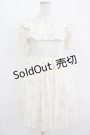 画像: Ank Rouge / Catプリントワンピース M アイボリー H-25-08-21-038-CA-OP-NS-ZH