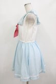 画像2: TRALALA byLIZ LISA / セーラーノースリーブワンピース Free オフ/サックス H-25-08-21-039-LO-OP-NS-ZH (2)