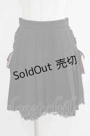 画像: Ank Rouge / サイドスピンドルスカート M ブラック H-25-08-21-049-CA-SK-NS-ZH