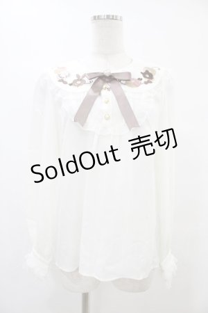 画像: Amavel / AnimalDonutsうさみみブラウス Free オフ H-25-08-21-1044-CA-BL-NS-ZH