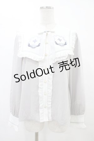 画像: Amavel / Infirmiere Classiqueブラウス Free グレー H-25-08-21-1054-CA-BL-NS-ZH