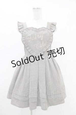 画像: Ank Rouge / Fairy Tailハートジャンパースカート M ブラウン H-25-08-21-1022-CA-OP-NS-ZH