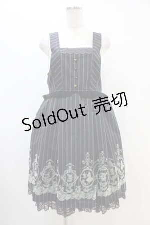 画像: axes femme / フロッキーptレジメ柄ワンピース(Disney) M ブラック H-25-08-21-1024-AX-OP-NS-ZH