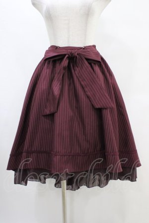 画像: axes femme / ベルト付フィッシュテールスカート M ボルドー H-25-08-21-1033-AX-SK-NS-ZH