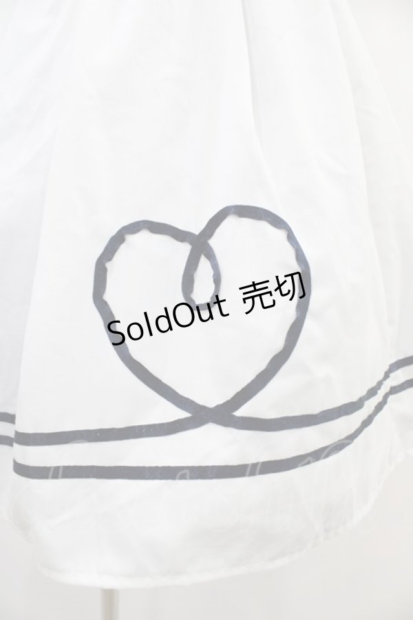 画像3: Ank Rouge / ハートセーラースカート M オフ H-25-08-21-1035-CA-SK-NS-ZH (3)