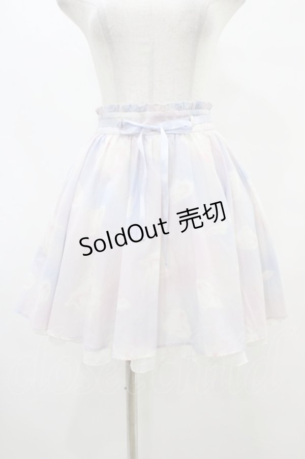 画像1: Ank Rouge / DayDreamFantasyスカート M サックス H-25-08-21-1038-CA-SK-NS-ZH (1)
