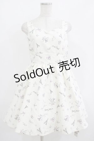 画像: Ank Rouge / Marie総柄ワンピース/Disney M オフ H-25-08-21-006-CA-OP-NS-ZH