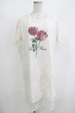 画像1: Ank Rouge / ローズプリントレースワンピース M ピンク H-25-08-21-056-CA-OP-NS-ZH (1)