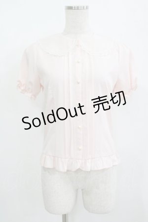 画像: DearMyLove / うさみみオーガンジーブラウス M ピンク H-25-08-21-061-EL-BL-NS-ZH