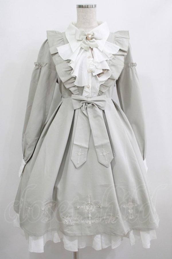画像1: Amavel / Rosary Angelフィッシュテールワンピース Free グレー H-25-08-21-001-CA-OP-NS-ZH (1)