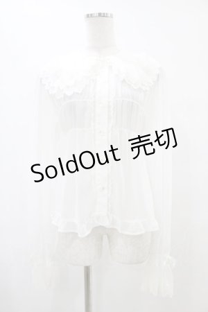 画像: BABY,THE STARS SHINE BRIGHT / シフォンベビードールブラウス Free オフ H-25-08-22-036-BA-BL-NS-ZH