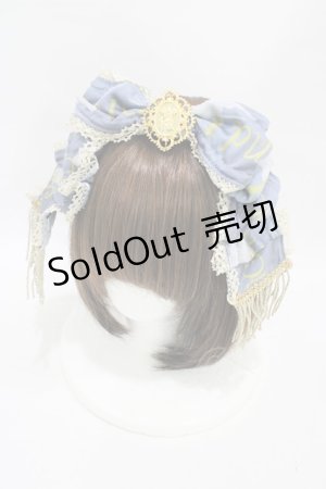 画像: ALICE and the PIRATES / 星空の天幕と秘密のサーカス団柄タッセルバレッタ  ブルー H-25-08-22-006-PA-AC-NS-ZH