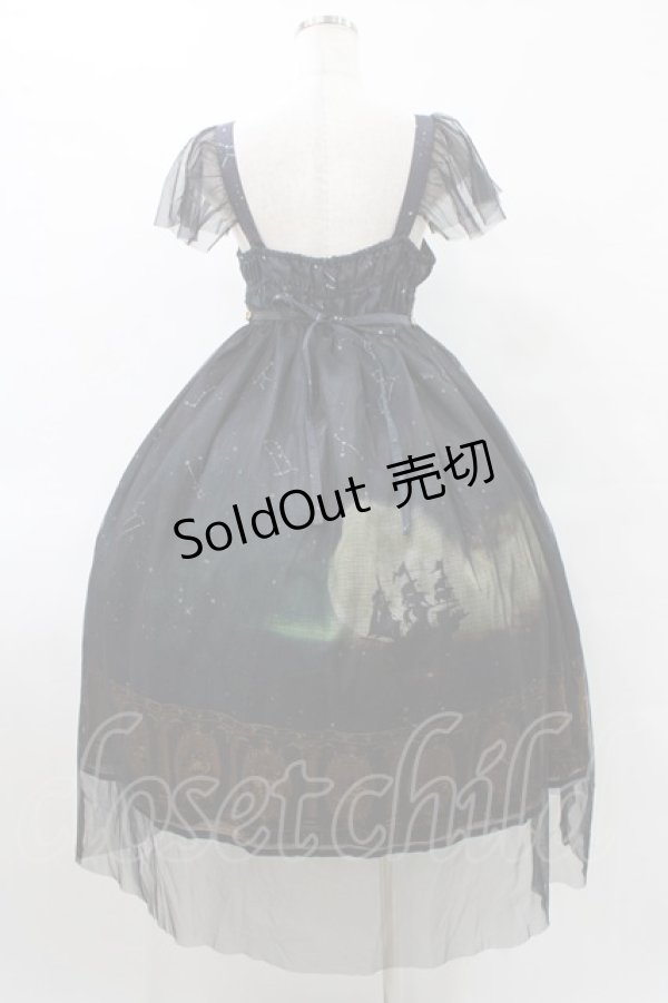 画像2: ALICE and the PIRATES / 星を巡る海賊船と空と海の境界ジャンパースカートII Free グリーン H-25-08-22-047-PA-OP-NS-ZH (2)