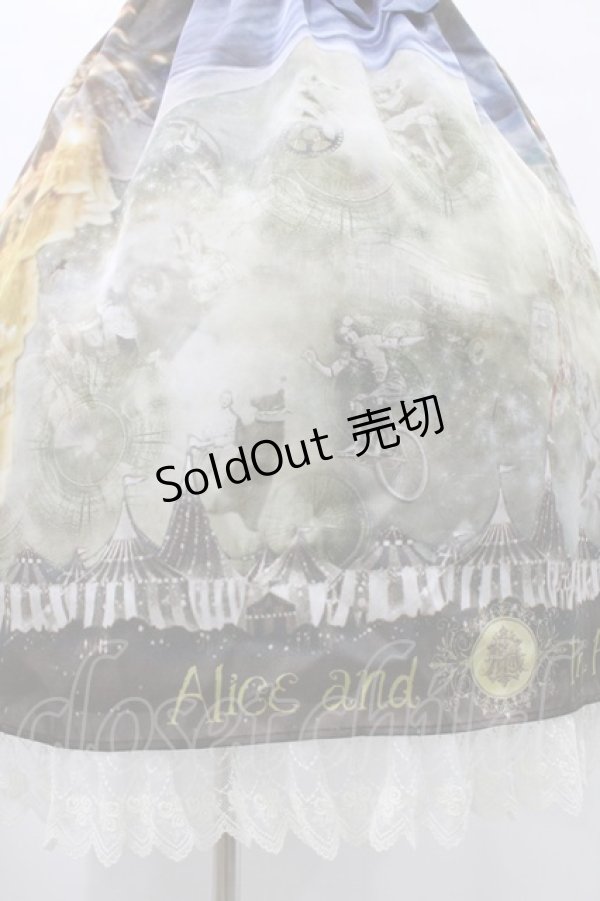 画像5: ALICE and the PIRATES / 星空の天幕と秘密のサーカス団柄ワンピース Free ブルー H-25-08-22-049-PA-OP-NS-ZH (5)
