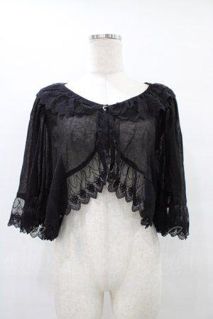 画像: BABY,THE STARS SHINE BRIGHT / Classy Roseラメケープ風ボレロ Free ブラック H-25-08-22-053-BA-TO-NS-ZH