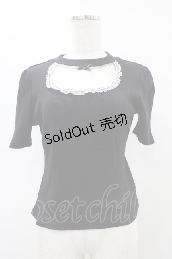 画像1: EATME / レースホールTOP Free ブラック H-25-08-22-063-LO-TO-NS-ZH (1)