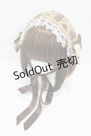 画像: ALICE and the PIRATES / ラグナロク〜世界の終わりの物語〜柄ヘッドドレス  ブラウン H-25-08-22-014-PA-AC-NS-ZH