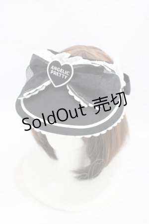 画像: Angelic Pretty / Toy's Donut Dinerサンバイザー  ブラック H-25-08-22-002-AP-AC-NS-ZH