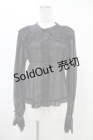 画像: BABY,THE STARS SHINE BRIGHT / シフォンベビードールブラウス Free ブラック H-25-08-22-033-BA-BL-NS-ZH