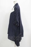 画像2: axes femme / ストライプシャツワンピース M ネイビー H-25-08-23-024-AX-TO-NS-ZH (2)