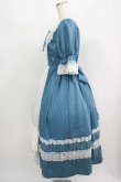 画像2: Chalmiere / シュエットワンピース M ブルー H-25-08-23-003-PU-OP-NS-ZH (2)