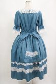画像3: Chalmiere / シュエットワンピース M ブルー H-25-08-23-003-PU-OP-NS-ZH (3)