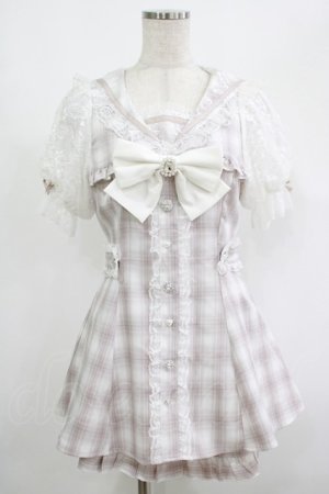 画像: NOEMIE / キラキラビジューセーラーセットアップ M ピンク H-25-08-23-032-GO-OP-NS-ZH