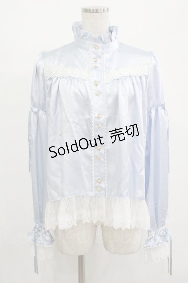 画像1: ALICE and the PIRATES / シャミール皇子と白昼夢ブラウス Free サックス H-25-08-23-042-PA-BL-NS-ZH (1)