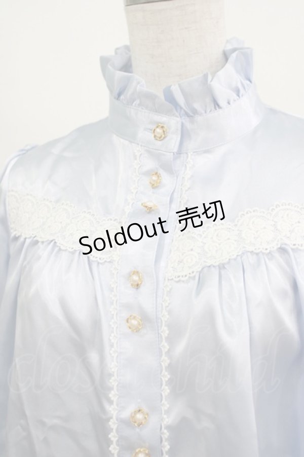 画像4: ALICE and the PIRATES / シャミール皇子と白昼夢ブラウス Free サックス H-25-08-23-042-PA-BL-NS-ZH (4)