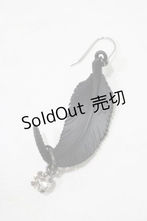 画像: ALICE and the PIRATES / The END of immortal EDENピアス  ブラック H-25-08-23-057-PA-AC-NS-ZH