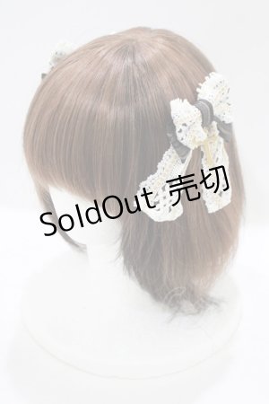 画像: BABY,THE STARS SHINE BRIGHT / Maria de la Croixリボンコーム  オフ/ブラック H-25-08-23-062-BA-AC-NS-ZH