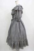 画像2: Perla nell' ostrica / フリルカラーワンピース Free Gray H-25-08-23-010-EL-OP-NS-ZH (2)