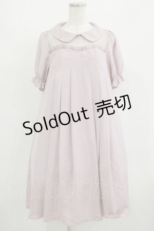 画像: axes femme POETIQUE / メッセージリボンＡラインワンピース M ピンク H-25-08-23-021-AX-OP-NS-ZH