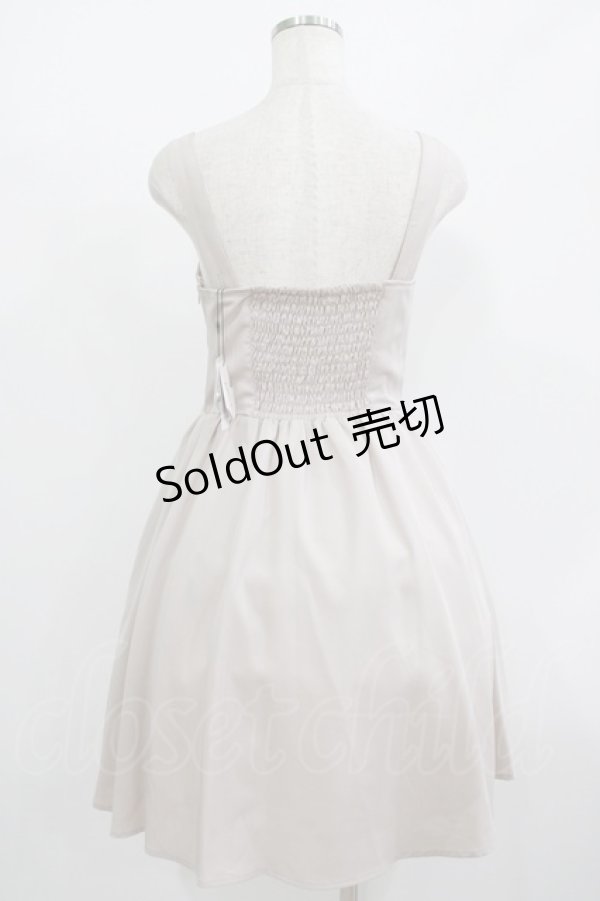 画像3: Ank Rouge / ビジューボタンジャンパースカート M ベージュ H-25-08-24-028-CA-OP-NS-ZH (3)