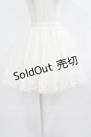画像: Secret Honey / 天使柄チュールスカート Free オフ H-25-08-24-038-CA-SK-NS-ZH