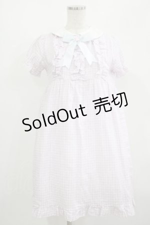 画像: Nile Perch / ギンガムチェックワンピース Free ラベンダー H-25-08-24-042-LO-OP-NS-ZH