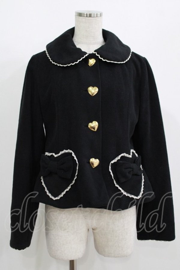 画像1: Angelic Pretty / Wonder Toyコート Free ブラック H-25-08-24-045-AP-CO-NS-ZH (1)