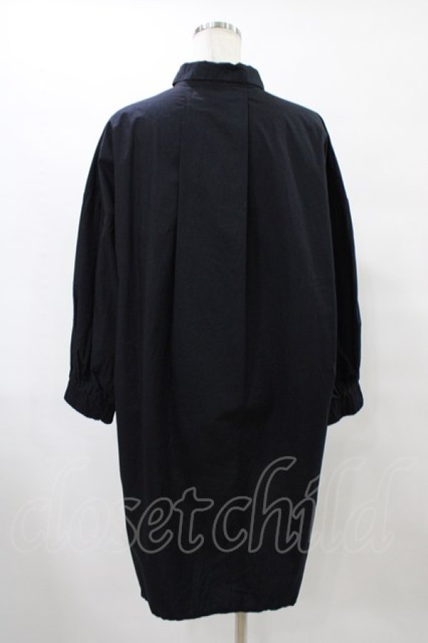 画像2: monomania / BIGシャツ  黒 H-25-08-24-1056-PU-BL-KB-ZH (2)