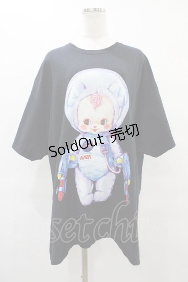 画像1: LAND by MILK BOY / LAND×CeriseコラボBIG Tシャツ  ブラック H-25-08-24-1058-0-TO-KB-ZH (1)
