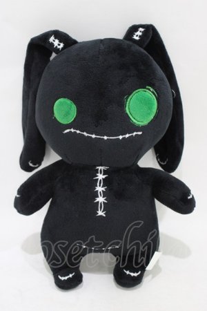 画像: NieR Clothing / 黒NieRちゃんぬいぐるみ  緑目 H-25-08-24-1017-PU-ZA-KB-ZH