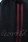 画像4: Deorart / サイドラインジャージ・スリムパンツ  黒×赤 H-25-08-24-1027-PU-PA-KB-ZH (4)