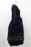 画像3: Jane Marple / CREATING ALICE刺繍ドレス  ネイビー H-25-08-24-1033-JM-OP-KB-ZH (3)