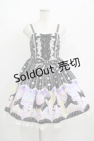 画像: Angelic Pretty / Cotton Candy Shopジャンパースカート Free ブラック H-25-08-24-005-AP-OP-NS-ZH