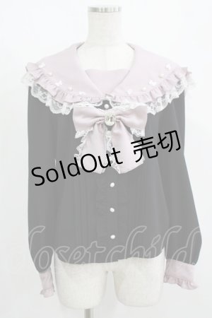 画像: Ank Rouge / プチリボンセーラーブラウス M ブラック H-25-08-24-054-CA-BL-NS-ZH