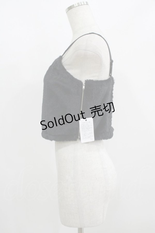 画像2: Jamie エーエヌケー / フェイクファービスチェ M ブラック H-25-08-24-062-LO-TO-NS-ZH (2)