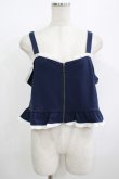 画像1: Fi.n.t / リメイク風レース使いビスチェ Free NAVY H-25-08-24-063-CA-TO-NS-ZH (1)