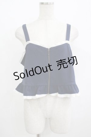 画像: Fi.n.t / リメイク風レース使いビスチェ Free NAVY H-25-08-24-063-CA-TO-NS-ZH